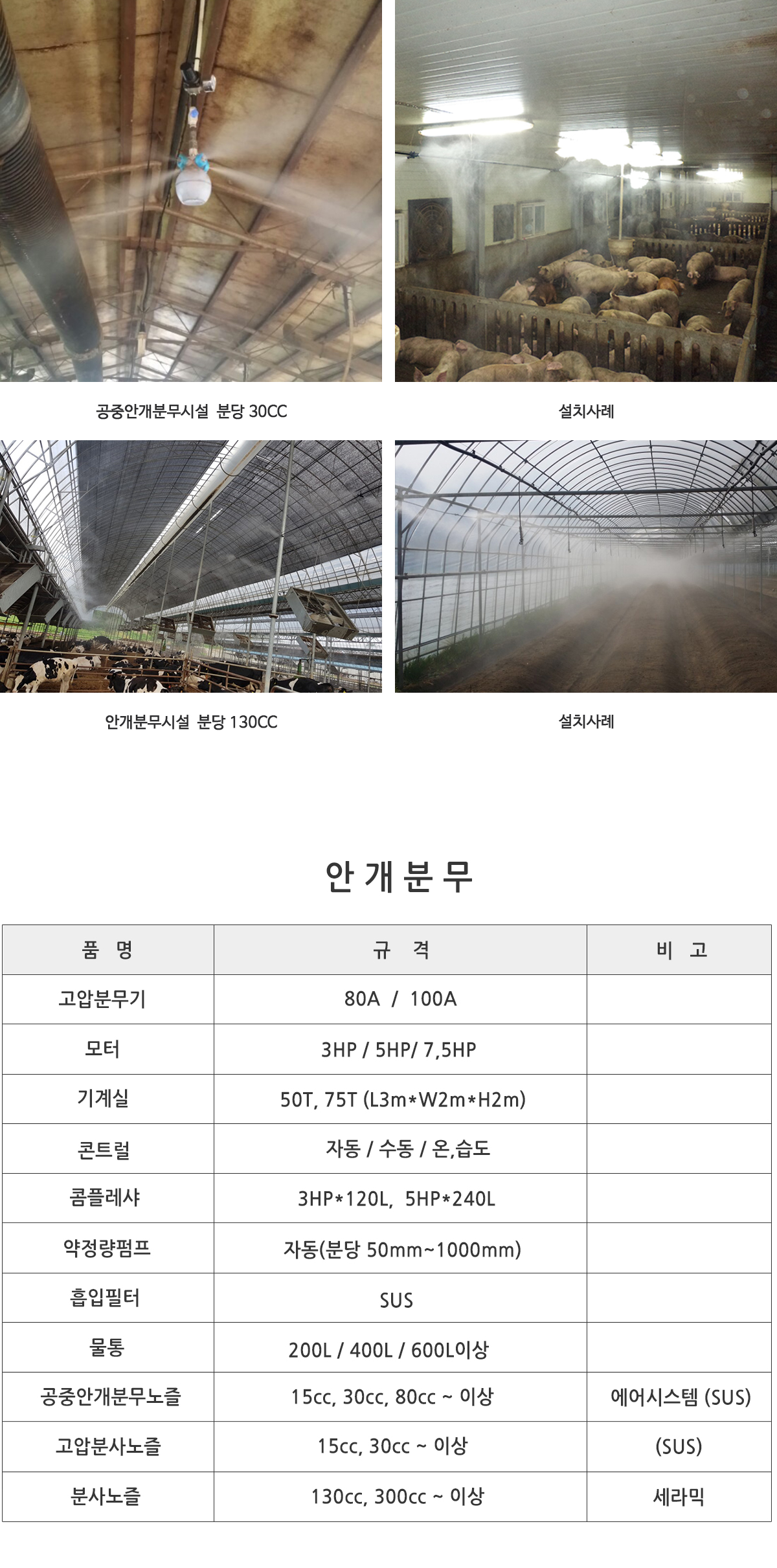 안개분무